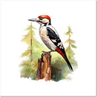 Woodpecker Posters and Art